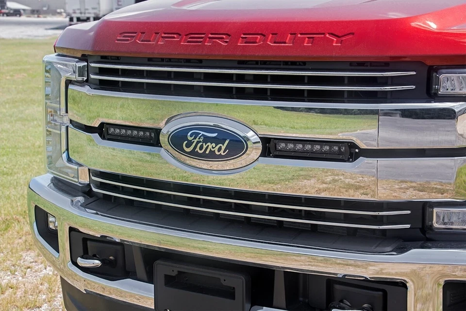 Rough Country for Ford 8in LED Grille Kit Black Series 17-19 F-250 Lariat - Image 4 of 4