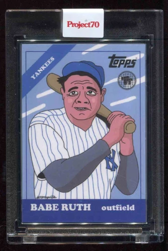 TOPPS PROJECT 70 SILVER ARTIST PROOF 287 BABE RUTH by TOY TOKYO YANKEES 20/51