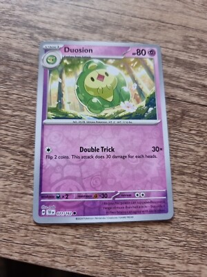 Pokémon TCG Duosion Scarlet & Violet - Temporal Forces 071/162 Reverse Holo Common