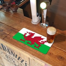 Bar Runner Mat For Home Pub, Borderless Beer Rubber Mats - Various Designs