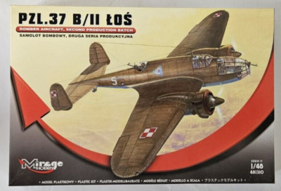 PZL 37 B/II Łoś Bomber Aircraft  Mirage Hobby 481310 Maßstab 1:48 Scale 1:48
