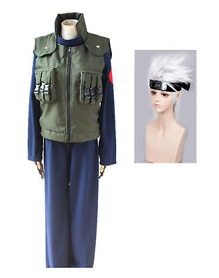 Naruto Cosplay Hatake Kakashi Costume New