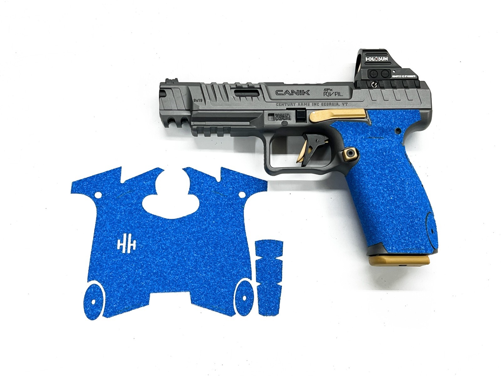 Handleitgrips BLUE Sandpaper Gun Grip Tape for CANIK PRODUCTS eBay