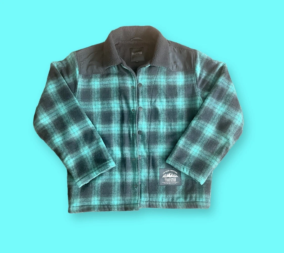 MONCLER Giacca Hyperdrive Uomo Designer Trapstar London Nero Regno Unito M Cappotto Varsity # Buffer