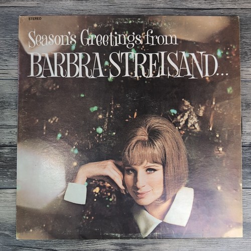 Season's Greetings From Barbra Streisand Vinyl LP Columbia 1969 Christmas Record - Picture 2 of 6