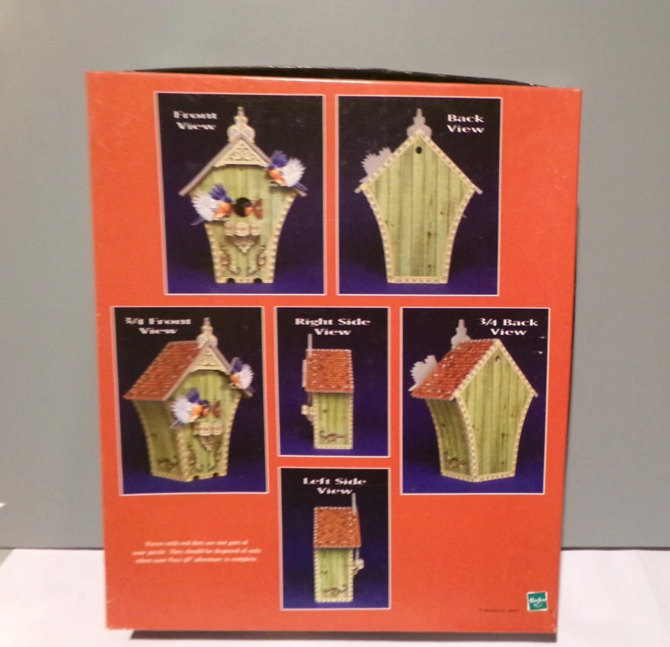 Puzz3D Puzzles 229 Piece Bluebird Bungalow Milton Bradley Complete - Image 3 of 4