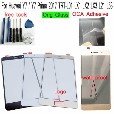 For Huawei Y7/Y7 Prime 2017 TRT-L01 LX1 LX2 LX3 L21 L53 Outer Front Screen Glass