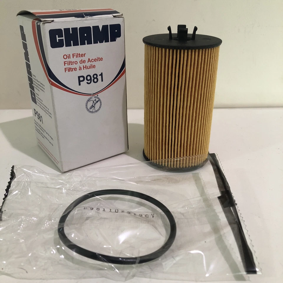 Filtro de aceite de motor Champ paquete de 2 P981 AVEO Cruze Colorado Malibu Sonic Canon Foto 2 de 4