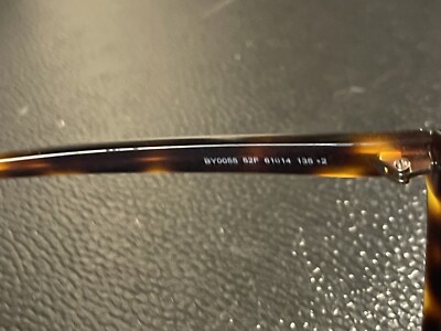 Bally Brown Havana Sunglasses BY0055 52F 61-14-135 Made In  display picture 2