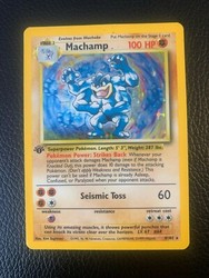 Machamp 8/102 Base Set 1st Edition Holo Rare
