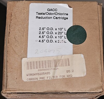 GACC Taste/Odor/Chlorine reduction cartridge for AXEON HF6-4021 Membrane Element