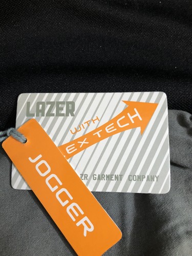 Lazer Tech Flex Tapered Jogger Pants Grey NWT Men's S Premium Stretch @31 - Picture 4 of 6