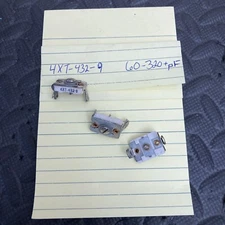 Ceramic Trimmer Capacitor 60-320pf 3pieces. Similar to Arco 465