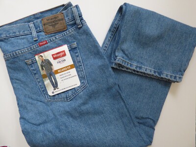 Mens Wrangler 5 Star Relaxed Fit Jeans Premium Denim