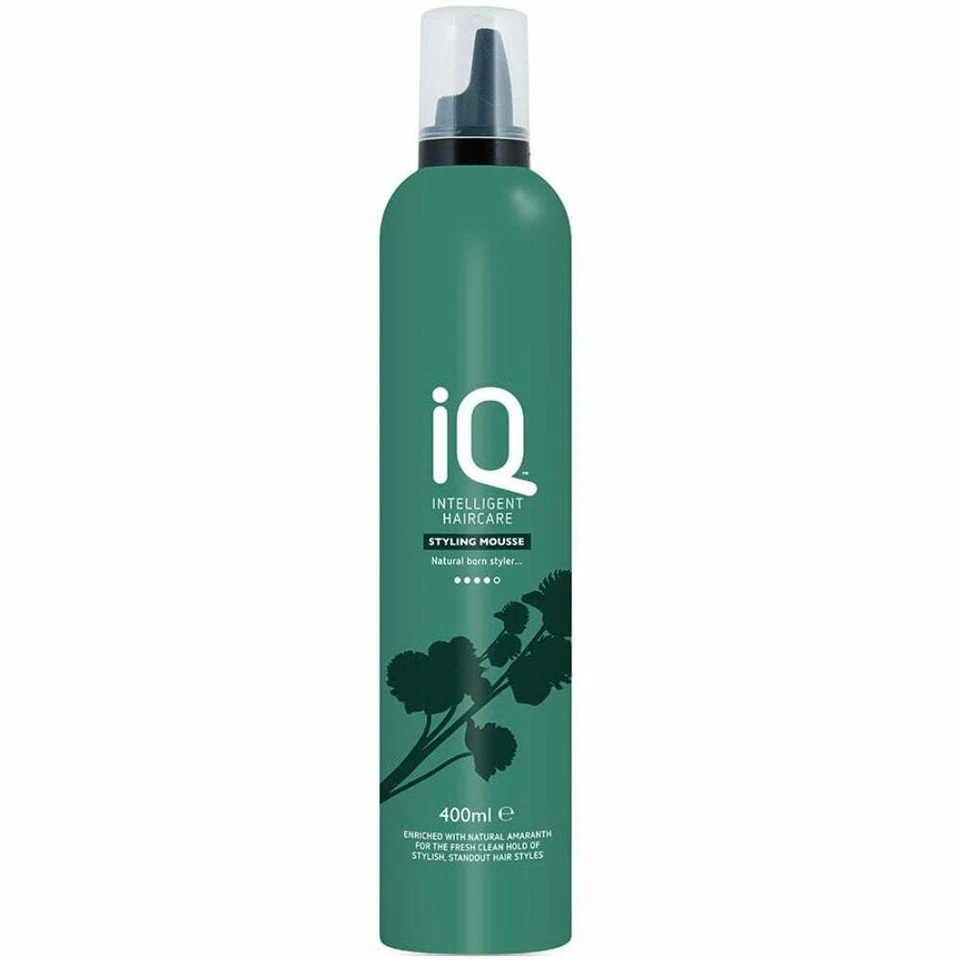 IQ Intelligent Haircare Styling Mousse 400ml- For Quality Hair Styling