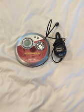 Philips JogProof CD Player Model AX3312/17 TESTED USED w/ car adapter