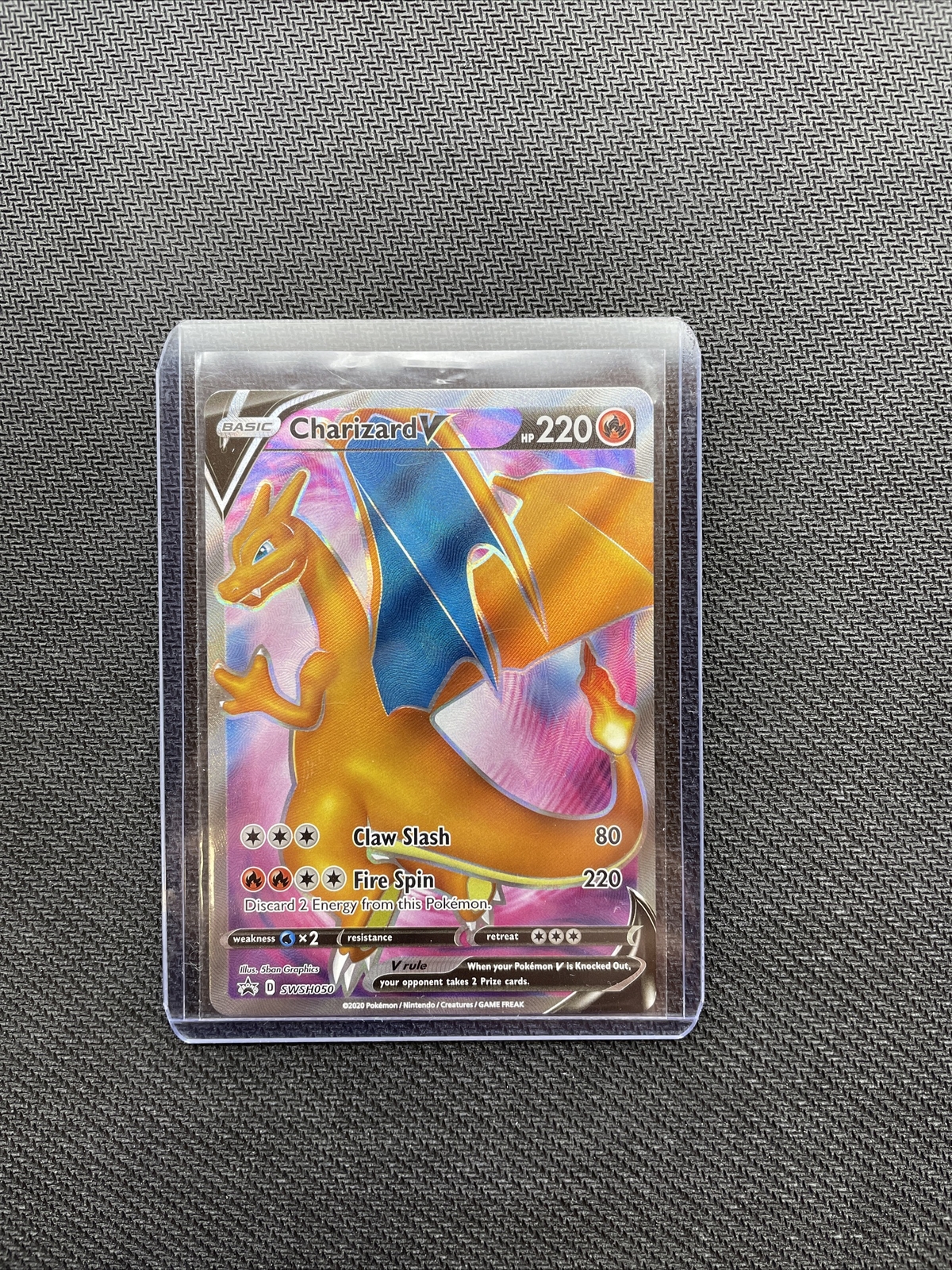 Charizard V SWSH050 Ultra Rare Full Art Pokemon Champions Path Promo Card 🔥🔥