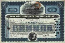 TITANIC IMM Mercantile Marine 1921 White Star Linie Lloyd Stettin Zollsiegel 10
