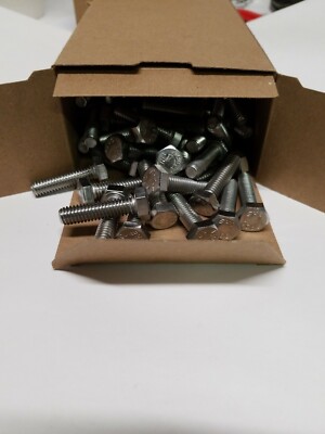 1/4'-20×1'' Hex Bolts Stainless Steel (18-8 stainless) Hex Cap bolts QTY 100