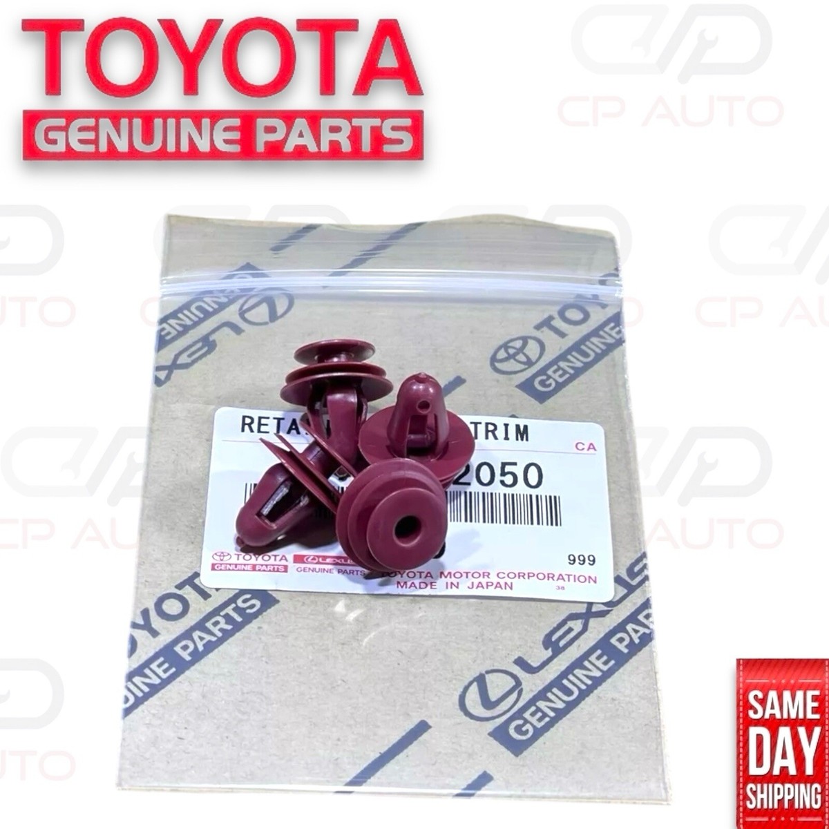 1993-1998 Toyota T100 Interior Door Panel Trim Retainer Clips QTY