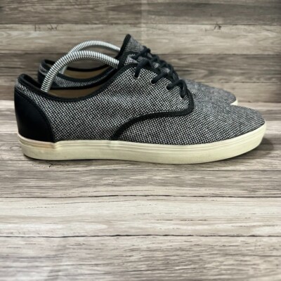 Vans Madero Tweed Sneakers Mens 10 Black Low Skateboard