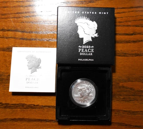 2023 Peace Dollar ~ Uncirculated Coin in OGP from the MINT 👍