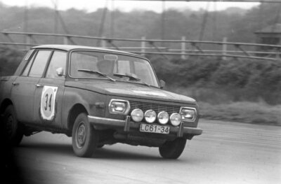 Gunter Ruttinger Gunter Bork Wartburg Knight 1968 Rally Car Old Photo 6