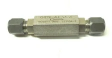  CHECK VALVE 1.5 PSI CRACK 1/2" TUBE CONNECTION SS  CHECK ALL TVDSSTF1.5SS
