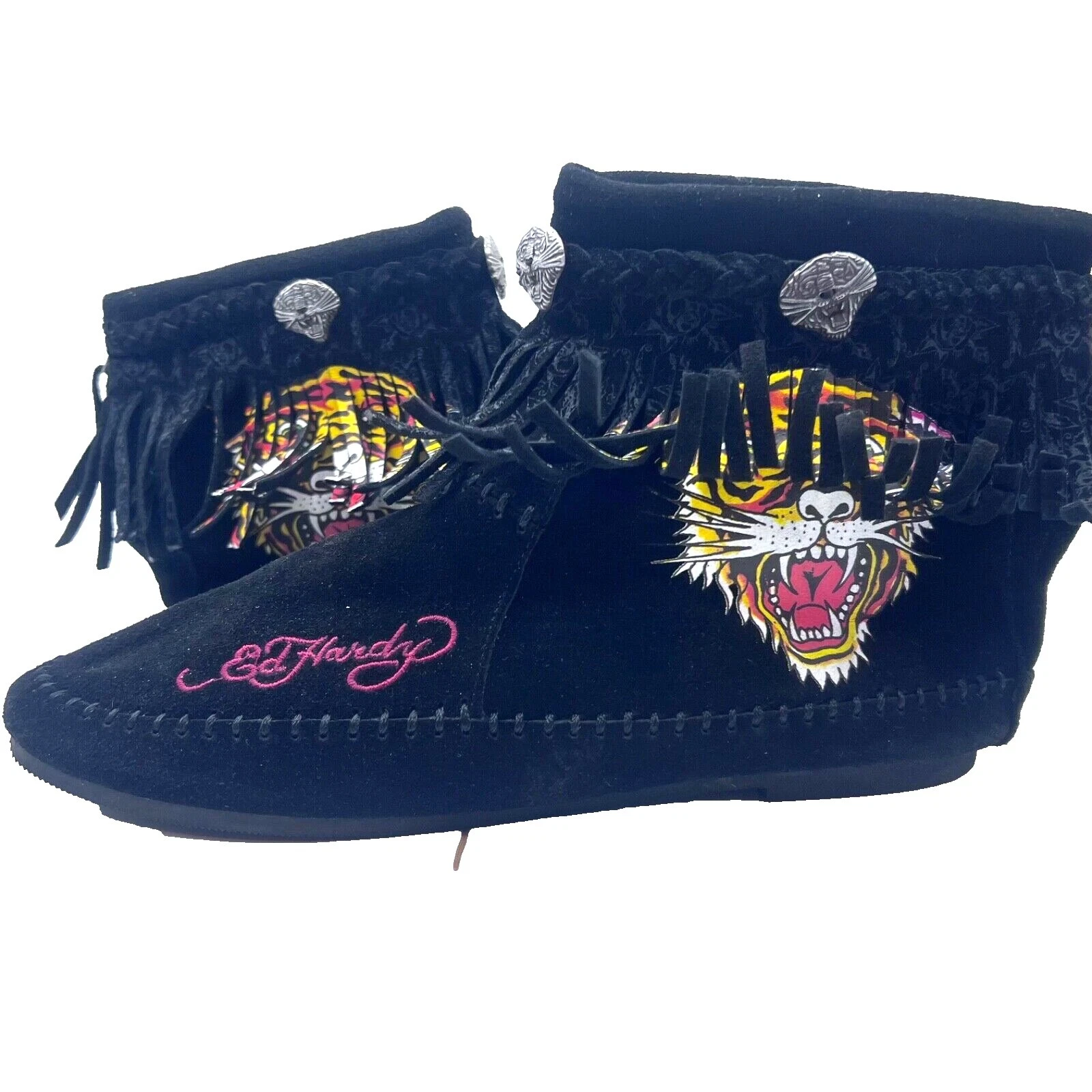 Ed Hardy女式黑靴
