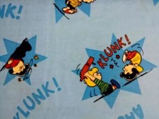 snoopy-woodstock-sports-fun-fabric-21-x-18-inch-1pc-new