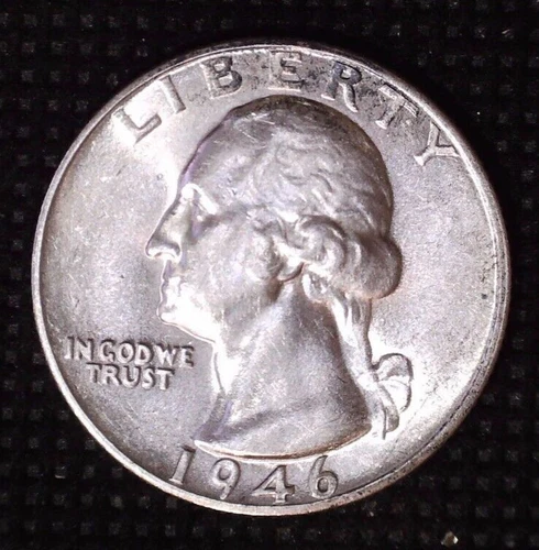 1946-D Washington Quarter 25(C) Silver Uncirculated #077