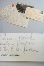 Rundfunk-Journalist E. Kurt FISCHER (1892-1964): 4 AKs (Schweiz) 1928-30 &rarr; KROLL