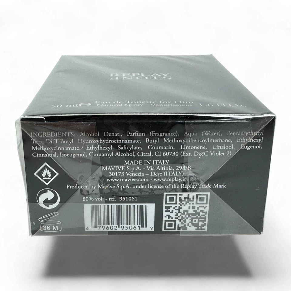 Replay Stone Eau de Toilette for him 50ml - Bild 4 von 4