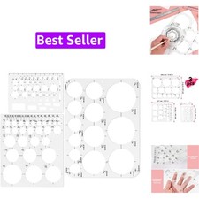 Circle Template Circle Round Stencil Templates for Drafting for Office and Sc...