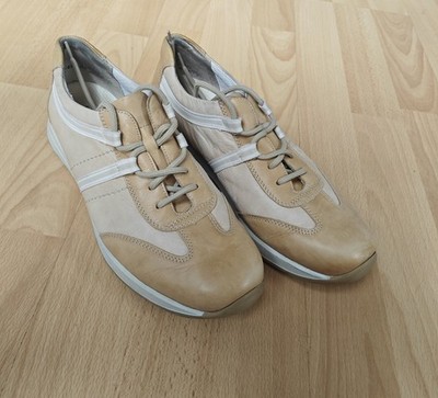 Remonte leather trainers Lofters running system size 38 in beige/tan