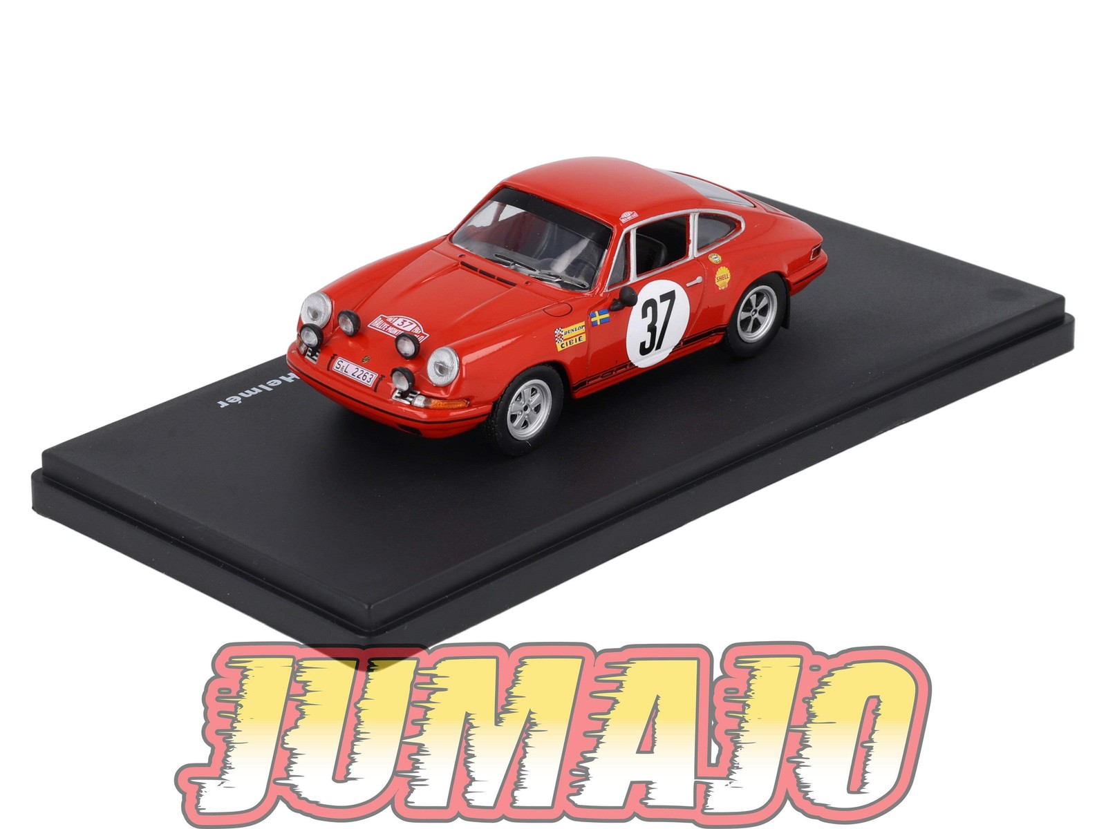 Porsche 911 S 1969 miniature 1/43 Salvat, réplique de collection en métal