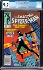 Amazing Spider-Man #252 Marvel 1984 Newsstand Ed 1st App Black Costume CGC 9.2