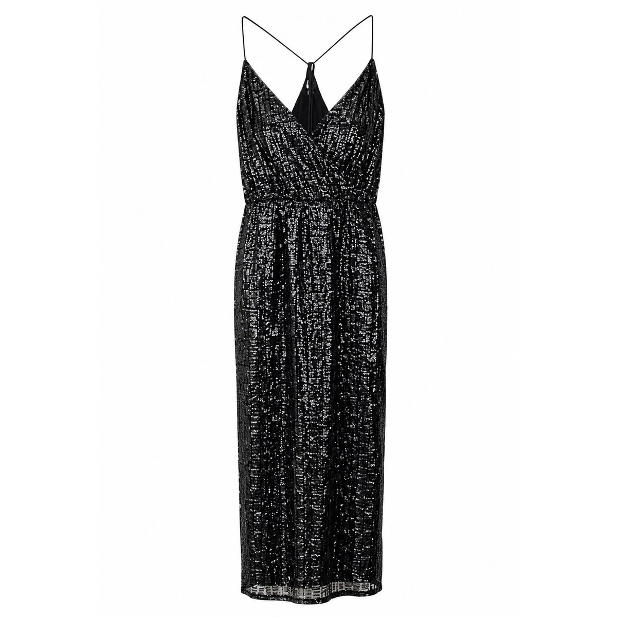 saylor black sequin farrah dress Saylor Kit Sleeveless Sequin-Embellished Mini Dress
