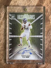 C.J. Ham 2024 Donruss Optic #HM-CHM Hash Marks Minnesota Vikings