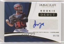 2018 Panini Immaculate Rookie Debut Signatures 94/99 Francisco Mejia Auto 0l1