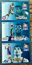 1992 Fleer All-Stars,  Isiah Thomas # 11 David Robinson # 21 John Stockton # 22
