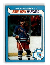 Hockey sports Topps 1979-80 Topps #78 Ron Greschner New York Rangers