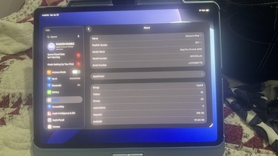 iPad Pro 13'' M4 chip 256 Wi-Fi READ THE DESCRIPTION BELOW. CHECK ALL  PHOTO.