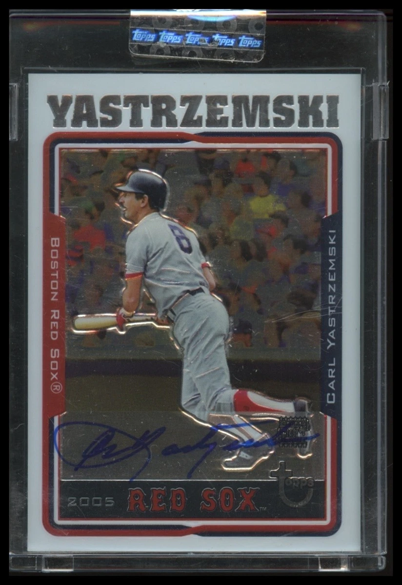Topps Carl Yastrzemski Baseball Original Autographed Sports