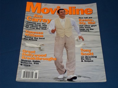 1996 JUNE MOVIELINE MAGAZINE - JIM CARREY FRONT COVER - H 9690