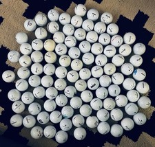 100 3A-4A golf balls  assorted brands and models. See photo