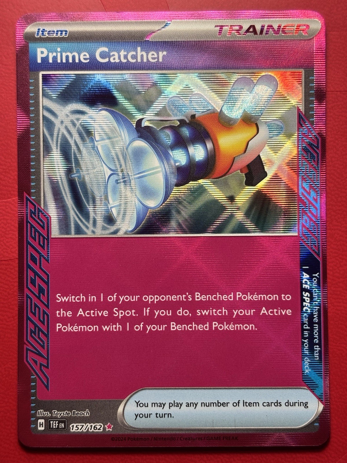 Prime Catcher 119/131 SV: Prismatic Evolutions Pokémon Card NM