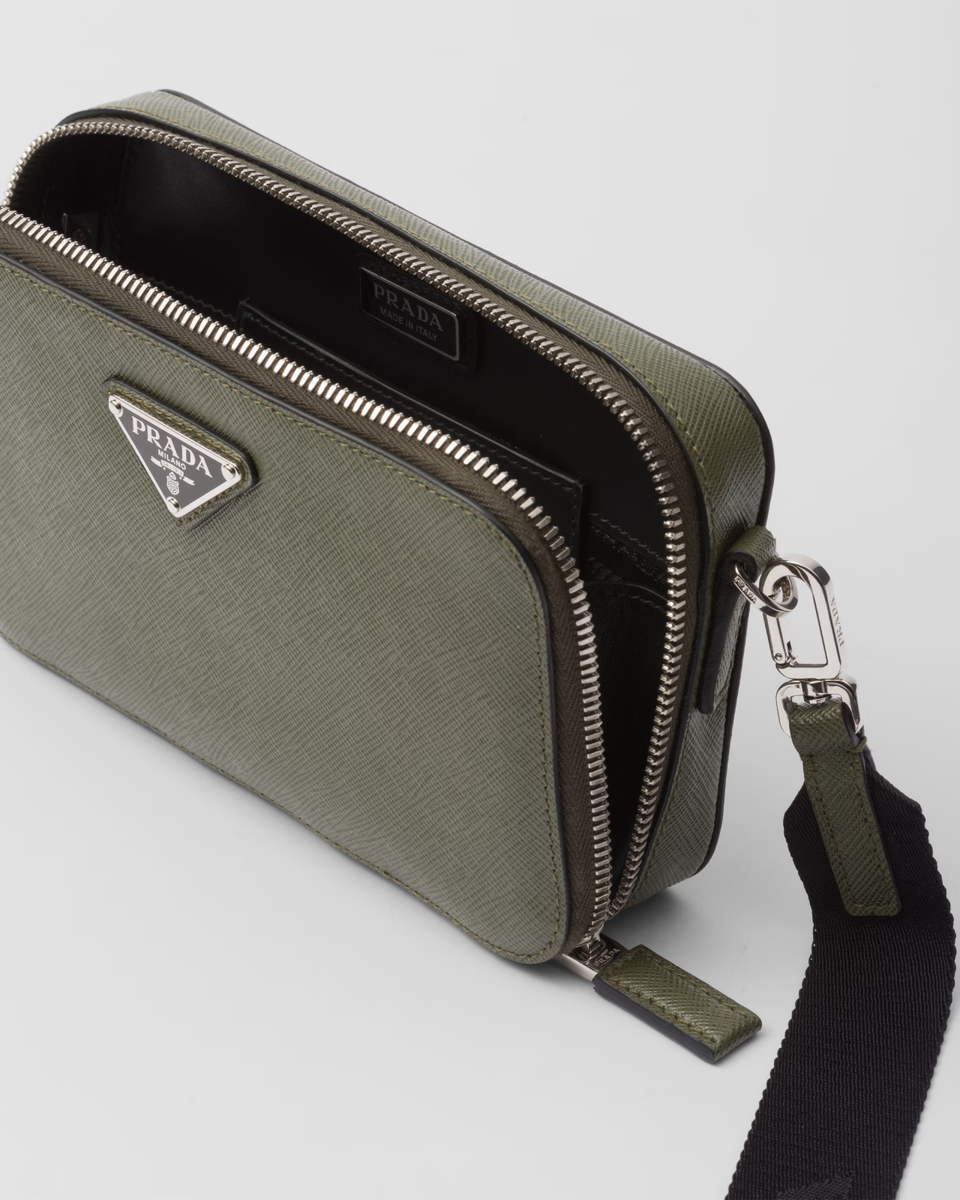 👜🟢 Prada Brique Saffiano Leather Bag – Loden Green – Like New