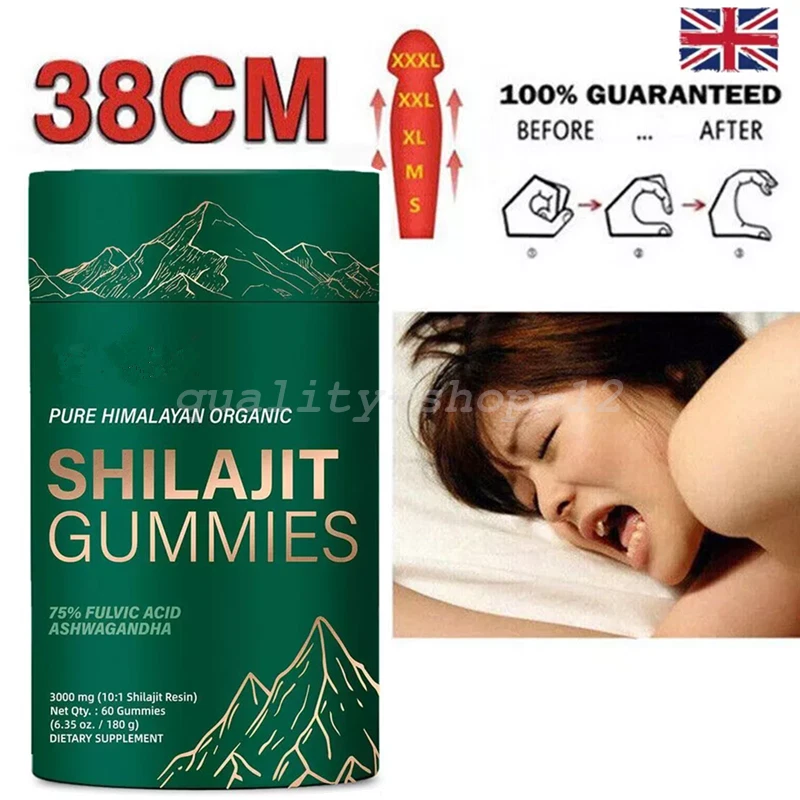 Puro Himalayan Shilajit Rubberes Supporto Immunitario con Ashwagandha, Estratto di Ginseng