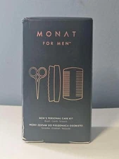 Monat For Men Men's Personal Care Kit - Brush, Comb, Scissors - New in Box!